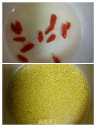 小米燕麦粥的做法步骤：1