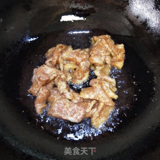 花肉炒苦瓜的做法步骤：4