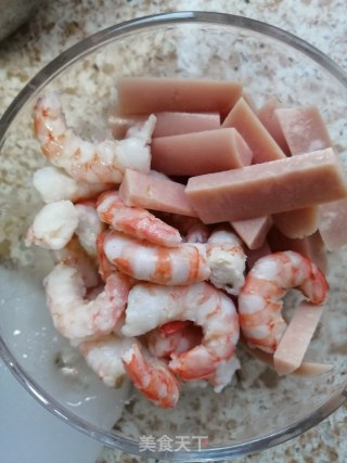 虾仁白菜烧粉丝的做法步骤：1