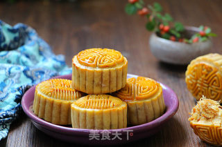 广式肉松芸豆月饼的做法步骤：20