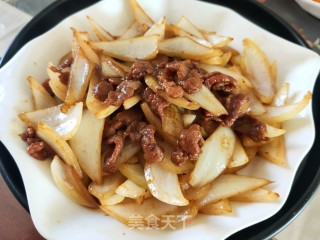 洋葱炒牛肉的做法步骤：16