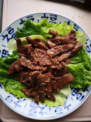 香煎牛肉的做法步骤：6