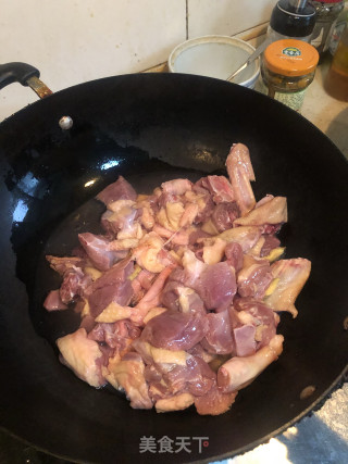 扁豆烧鸭的做法步骤：3