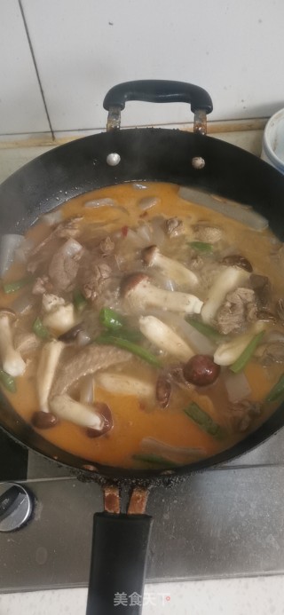 扁豆烧鸭的做法步骤：6