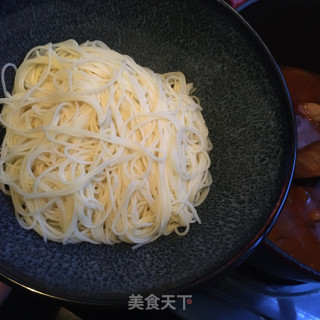 鸡汤竹升面的做法步骤：6