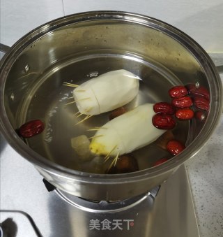 红枣桂花糯米藕的做法步骤：6
