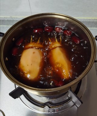 红枣桂花糯米藕的做法步骤：7