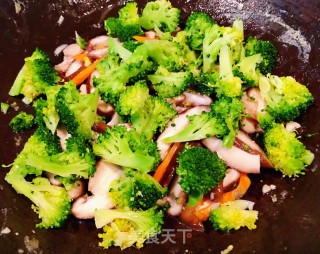 西兰花香菇炒蛋#快手小炒#的做法步骤：8
