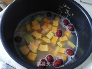 养胃小米南瓜粥的做法步骤：4