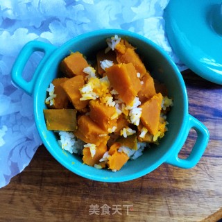 蒸南瓜饭的做法步骤：8