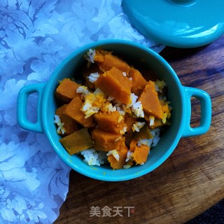 蒸南瓜饭的做法步骤：9