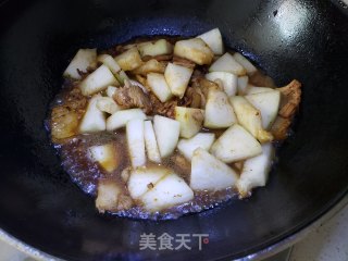 五花肉炖冬瓜片的做法步骤：5