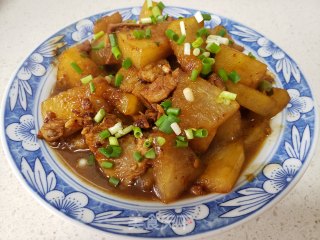 五花肉炖冬瓜片的做法步骤：7