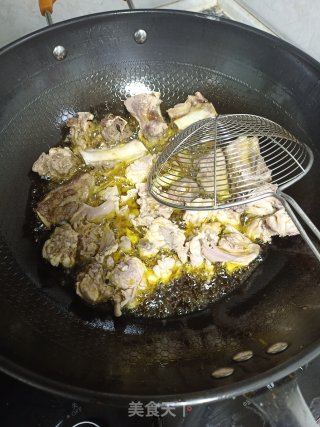 干锅排骨和兔的做法步骤：3