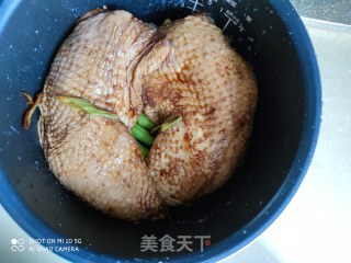 电饭煲版烤鸡腿的做法步骤：8