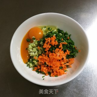 鸡蛋茄饼的做法步骤：3