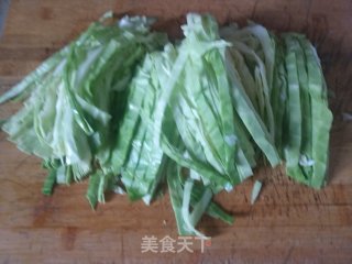 包菜粉丝的做法步骤：2