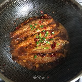 酱烧白条鱼的做法步骤：7