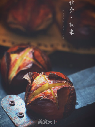糖烤板栗的做法步骤：11