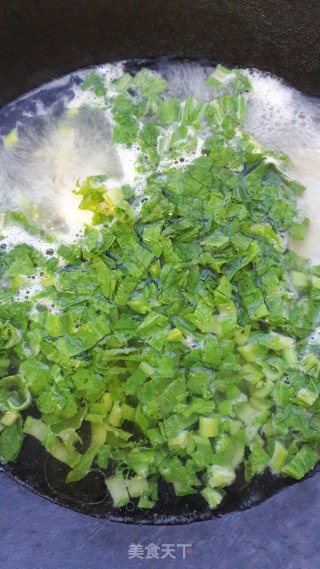 咸蛋芥菜汤的做法步骤：6
