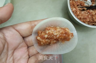 花开富贵（白萝卜酿肉）的做法步骤：6