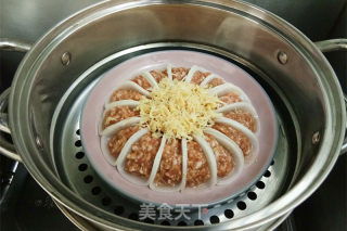 花开富贵（白萝卜酿肉）的做法步骤：9