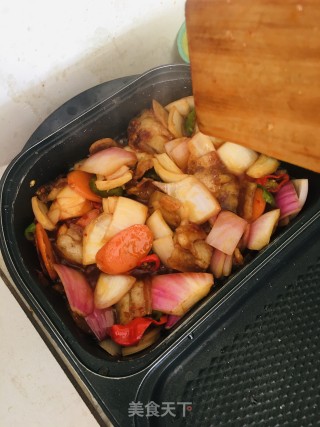 五花肉炒洋葱的做法步骤：8