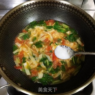 青菜面皮的做法步骤：8