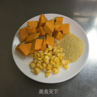南瓜玉米糊的做法步骤：1