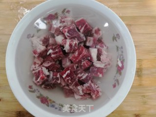 杏鲍菇牛肉粒的做法步骤：3