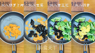 什锦素炒西兰花丨减脂高纤维易饱腹！！的做法步骤：5
