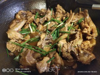 香菇嫩姜烧鸡肉的做法步骤：9
