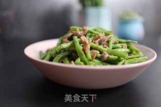 豆角炒牛肉的做法步骤：10