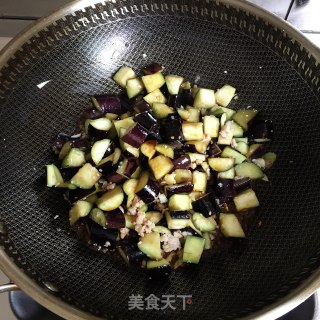 肉末茄丁的做法步骤：4