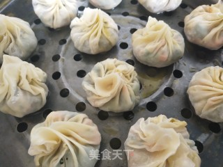 小白菜胡萝卜素包子的做法步骤：11