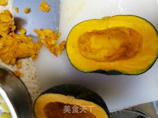 蒸贝贝南瓜的做法步骤：3