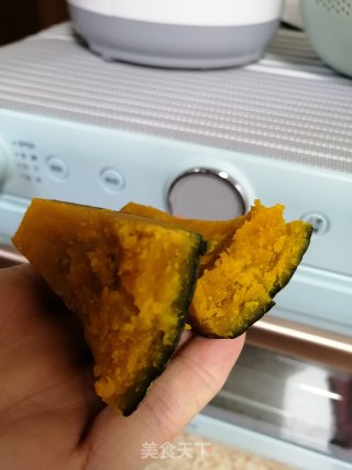 蒸贝贝南瓜的做法步骤：6