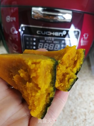 蒸贝贝南瓜的做法步骤：7