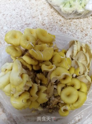 黄金菇炒鸡蛋的做法步骤：1