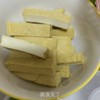酱香洋葱炒豆干的做法步骤：2