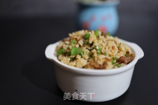 肉丝豆角炒饭的做法步骤：8