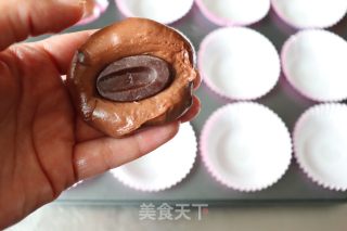 巧克力爆浆面包的做法步骤：8