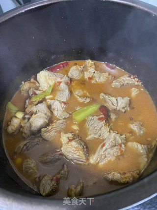 土豆烧牛腩的做法步骤：10