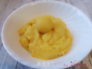 金沙奶黄馅的做法步骤：10