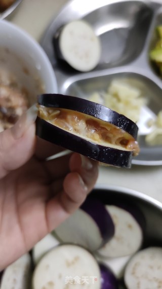 夹炸茄盒的做法步骤：4