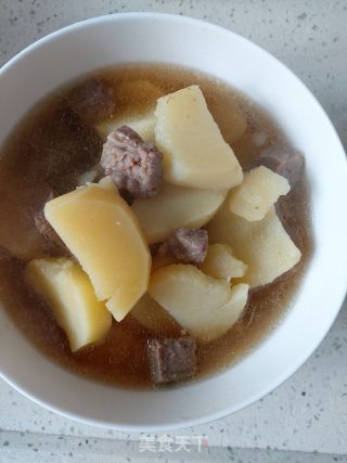 土豆牛肉汤的做法步骤：7