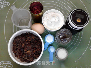 双重玫瑰云腿月饼的做法步骤：1