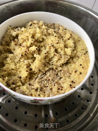 黎麦小米饭的做法步骤：7