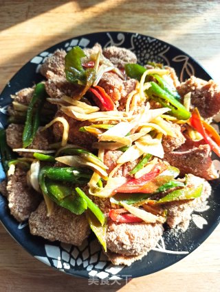 粉蒸排骨的做法步骤：6