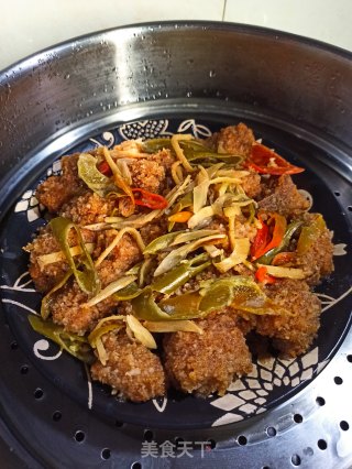 粉蒸排骨的做法步骤：8